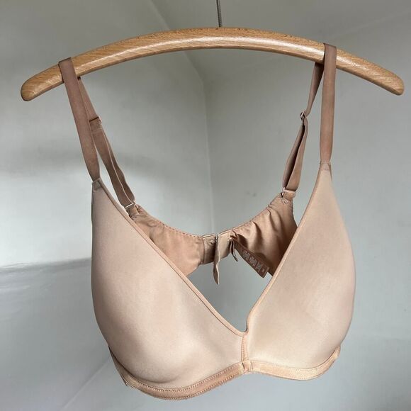 SKIMS weightless scoop bra clay size 38‎ D - Picture 2 of 11
